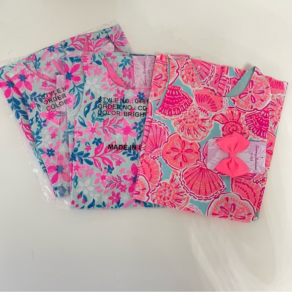 TOMMY BAHAMA Girls Shift Dress With Hair Clip In Pink Agate Color- Reemoly - Picture 13 of 14